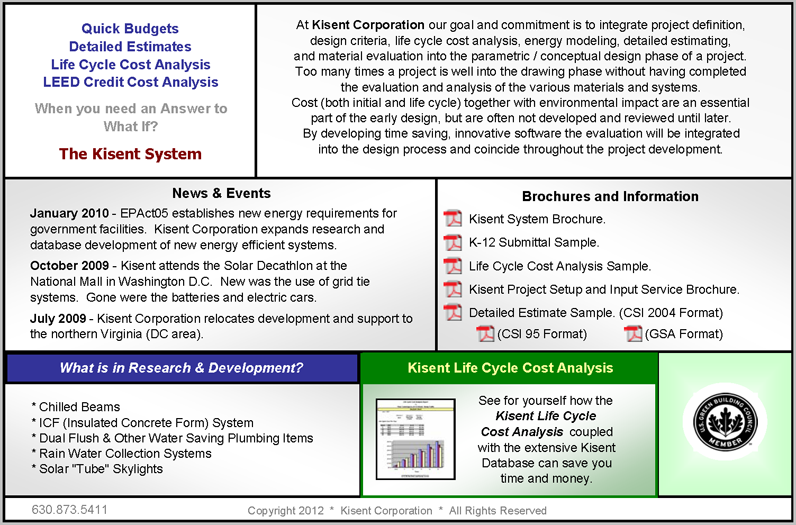 Kisent Corporation Home Page